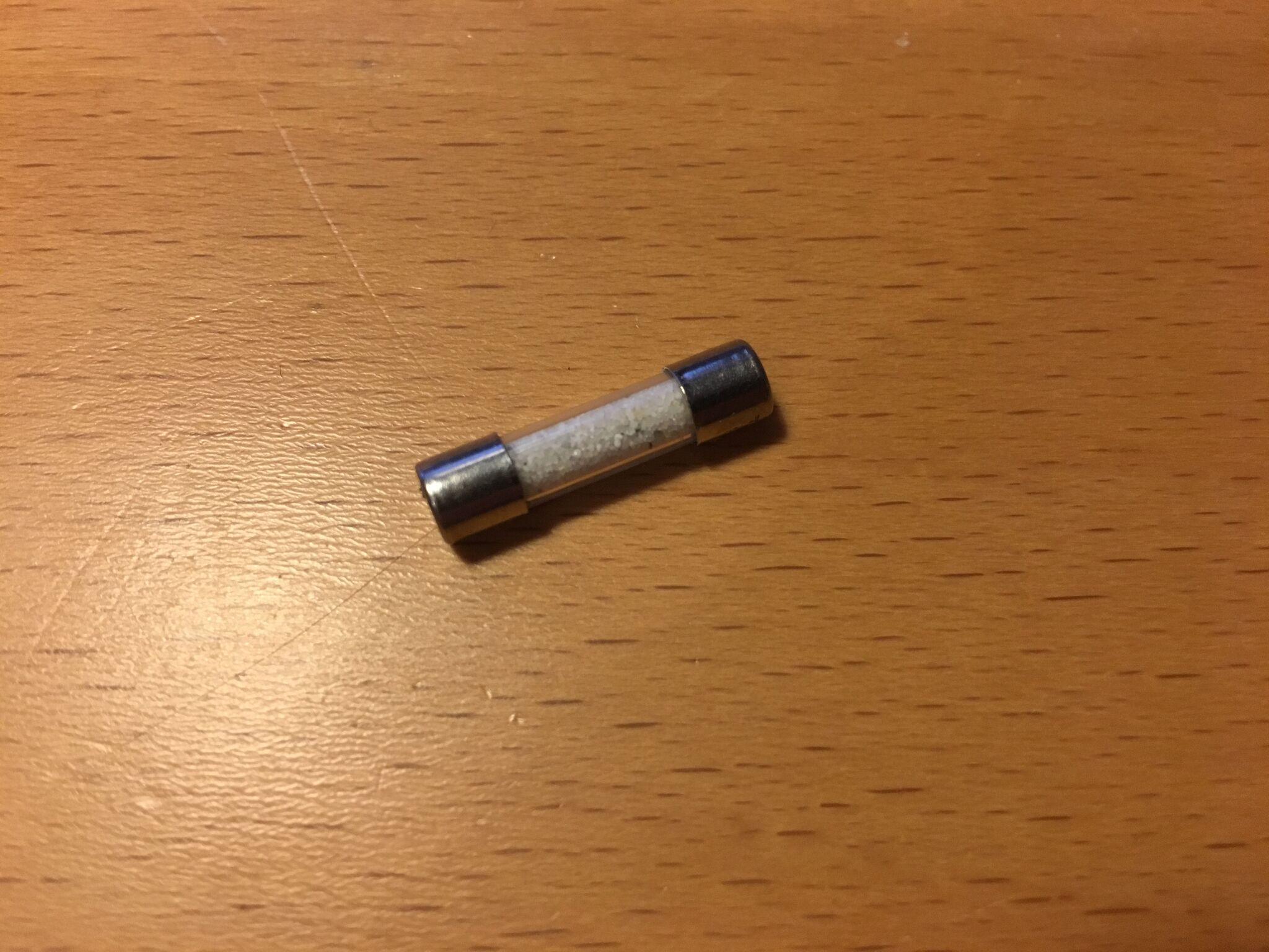 The bad fuse. 250V 3.0A