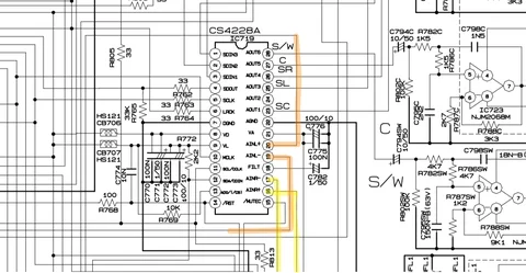 Schematic Marantiz SR5200 / IC719