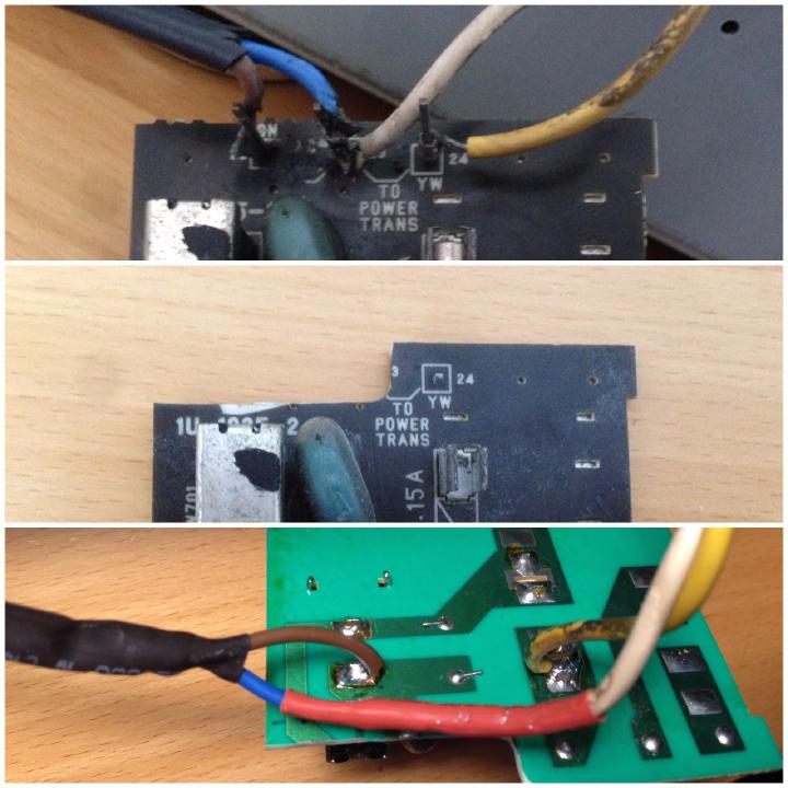 Reworked PCB