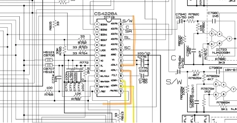 Schematic Marantiz SR5200 / IC719