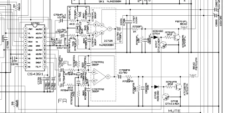 Schematic Marantiz SR5200 / IC720