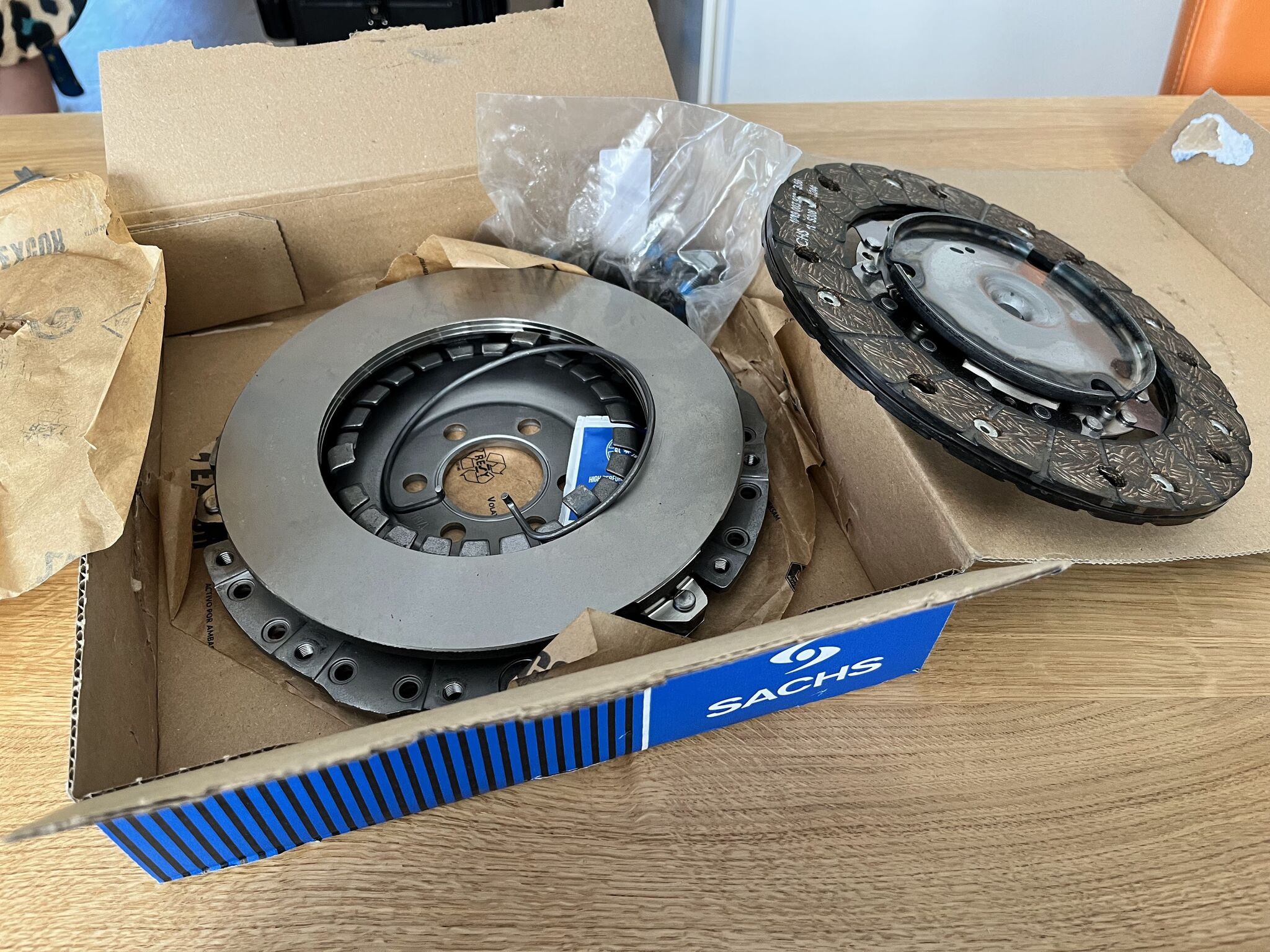 The new, ready to be installed.